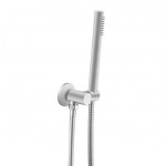 Lucid Brushed Gold Round Hand held Shower Set